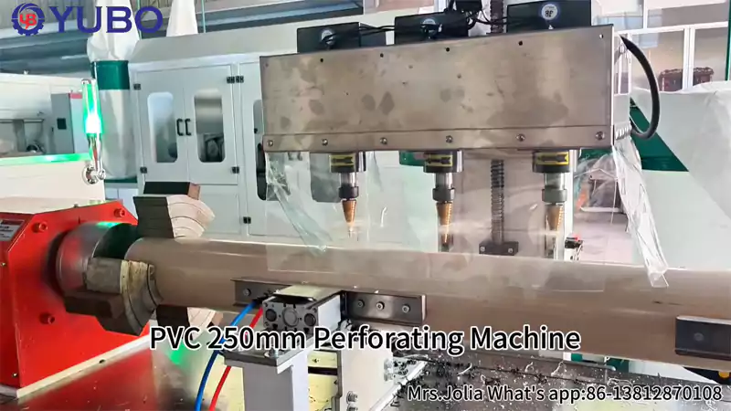 PVC 250mm Perforating Machine