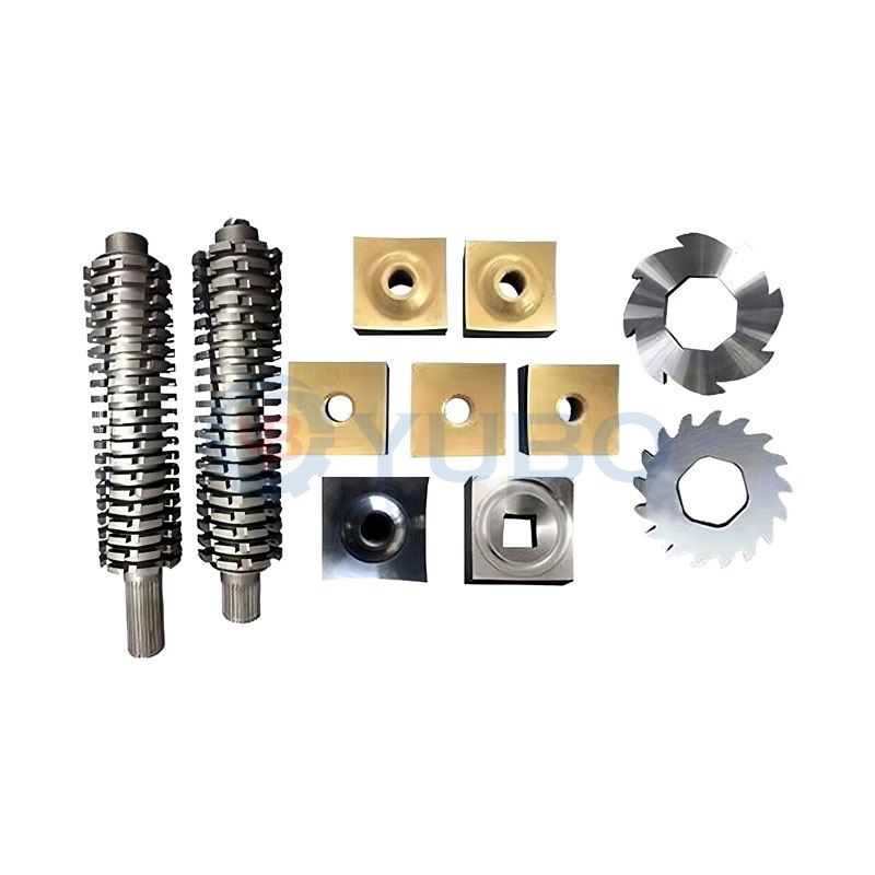 Single shaft shredder blade